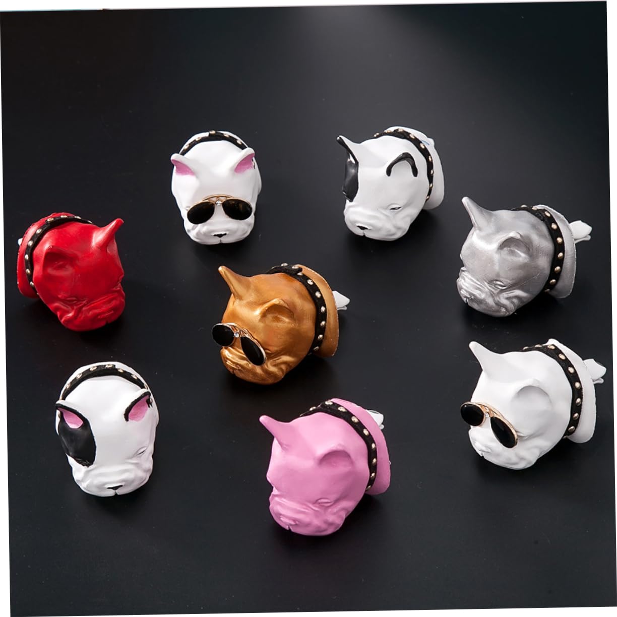 Mobestech Diffusore Di Fragranza A Forma Di Clip Per Profumo Decorativo Per Auto 2 Pezzi Per Conducenti