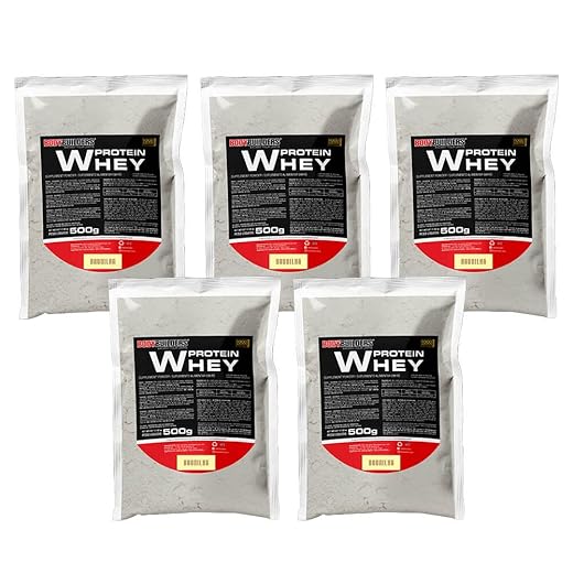Kit 5x Whey Protein Refil 500g - Bodybuilders