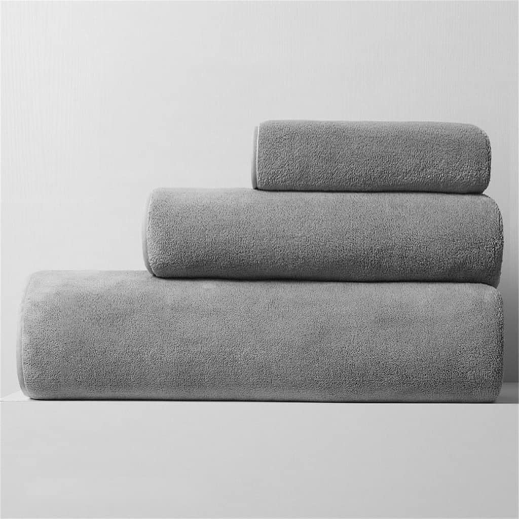 Toalla de baño Toalla de baño de tres juegos para amantes del hotel, toalla envolvente grande con succión, toalla suave de baño de dos juegos (Color: 2PS, Tamaño: 70x35cm + 160x80) (3ps 70x35cm+140x