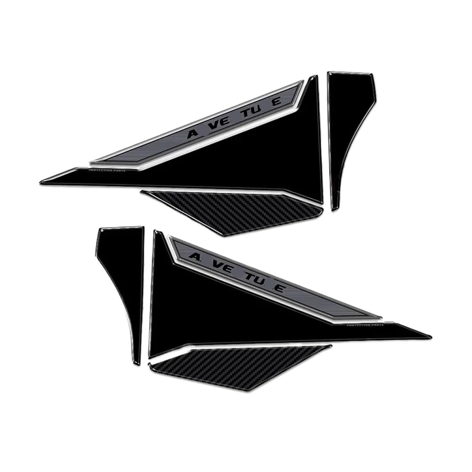 Motorcycle Fuel Tank Cap Sticker Tank Mat Sticker Kit Resin Decal Fuel Tank Protector for R1300GS ADV R 1300 GSA R 1300 GS for Adventure Triple Black 2025