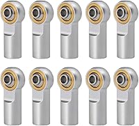 Vista 9 de Que-T 10pcs Metal Link Rod End M4 Ball Joint Head para RC Crawler Car (negro)
