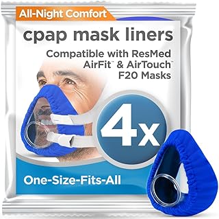 resplabs CPAP Mask Liners Compatible with ResMed AirFit AirTouch F20 Full Face Masks Reusable