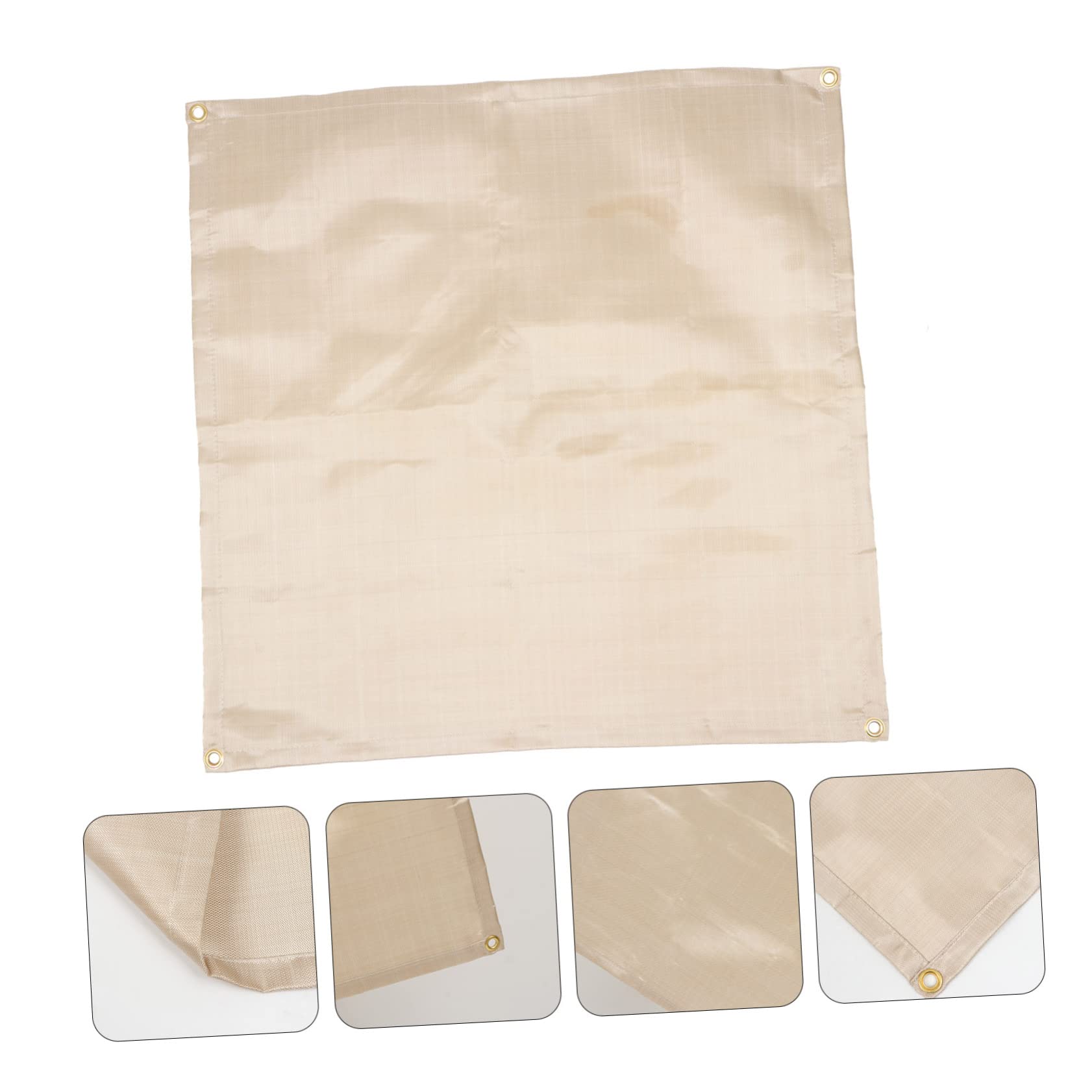 INOOMP 1pc Barbecue Heat-Resistant Blanket Fire Retardant Fabric Waterproof Long-Lasting for Outdoor Camping