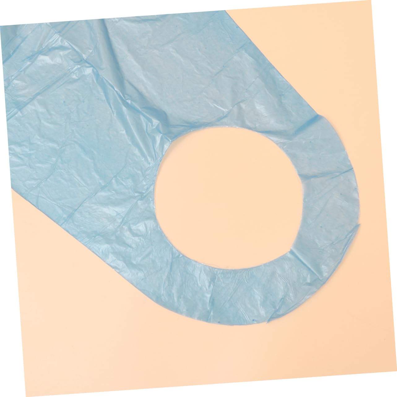 DOITOOL 100pcs Disposable Waterproof Pe Plastic Apron Oil Proof Sza Apron for Cooking Painting Family Use Blue