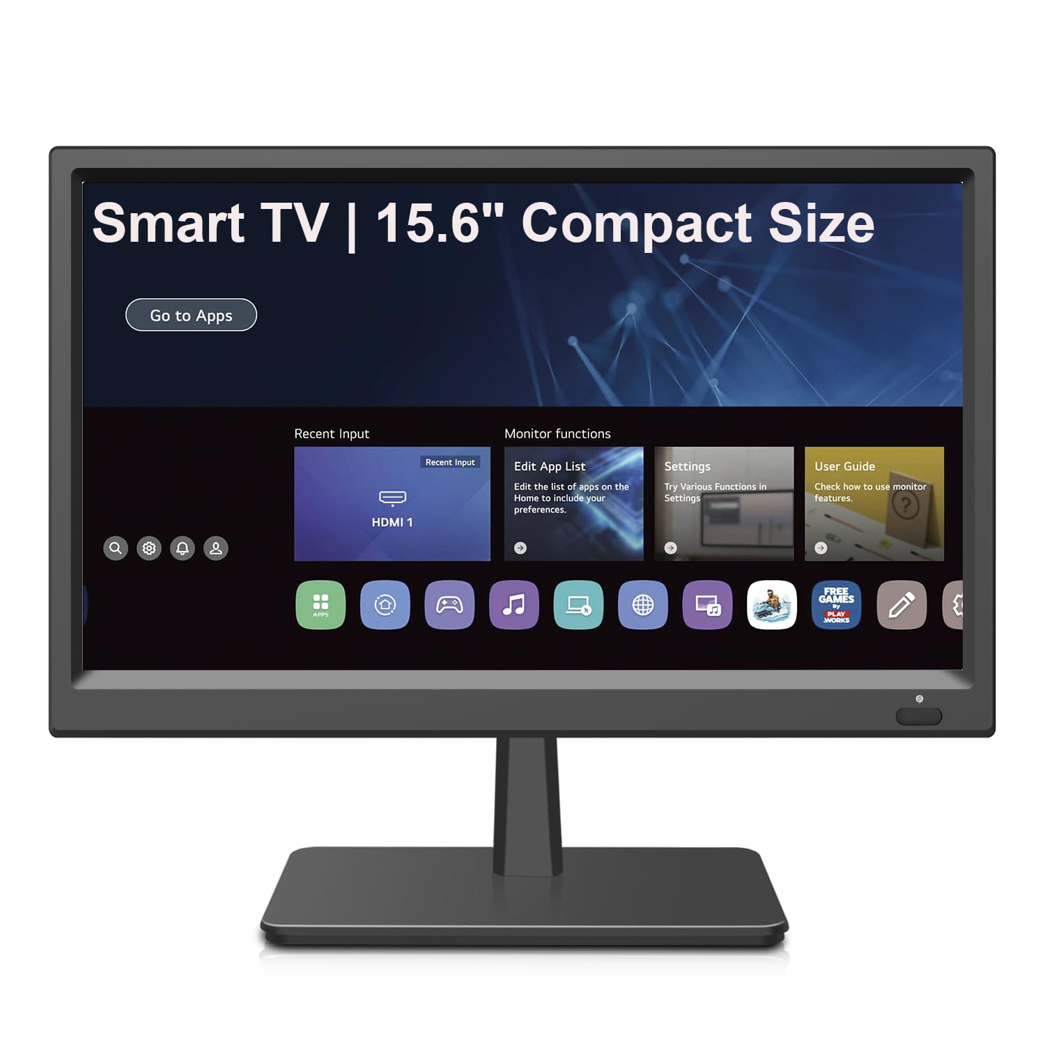 schermo lcd 16 pollici hd 1080p con tuner