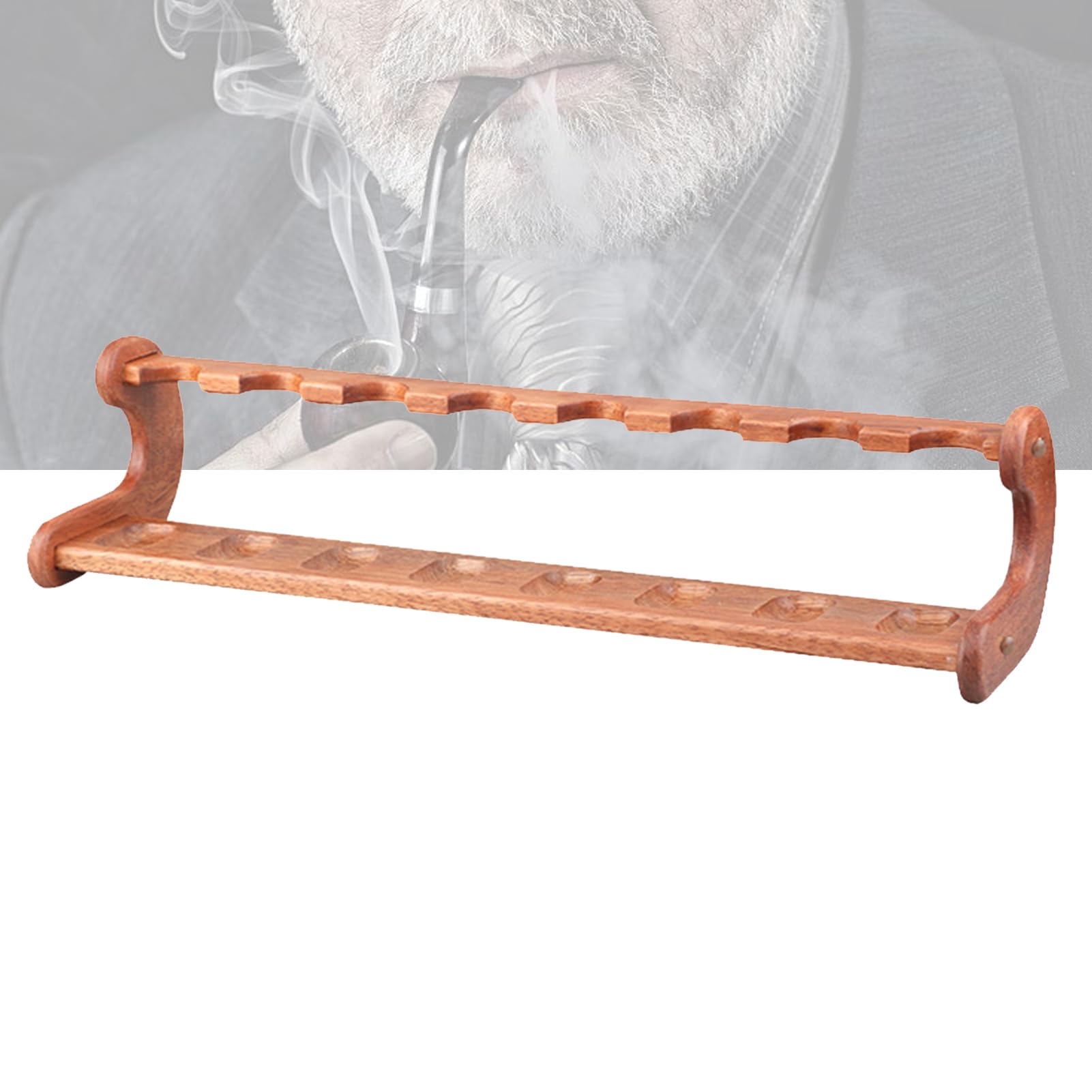 Support en bois pour 8 pipes présentoir portable tabac