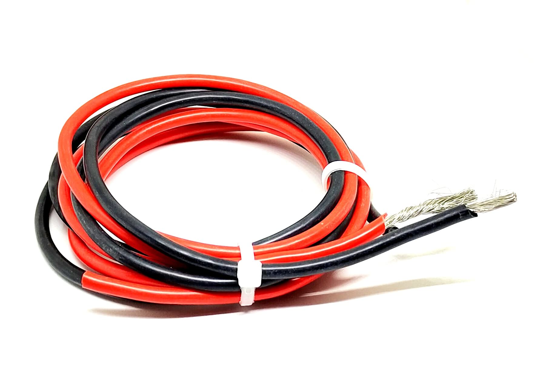 INVENTO 1mtr 13 AWG 2.5 sq.mm Durability 75A Tinned Copper Silicone Wire Flexible Red & Black Cable 3.7mm Dia High Temperature for DIY (B09VPZHHHT) Amazon Price History, Amazon Price Tracker