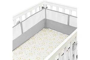 Trend Lab Crib Rail Cover - Breathable Mesh Liner