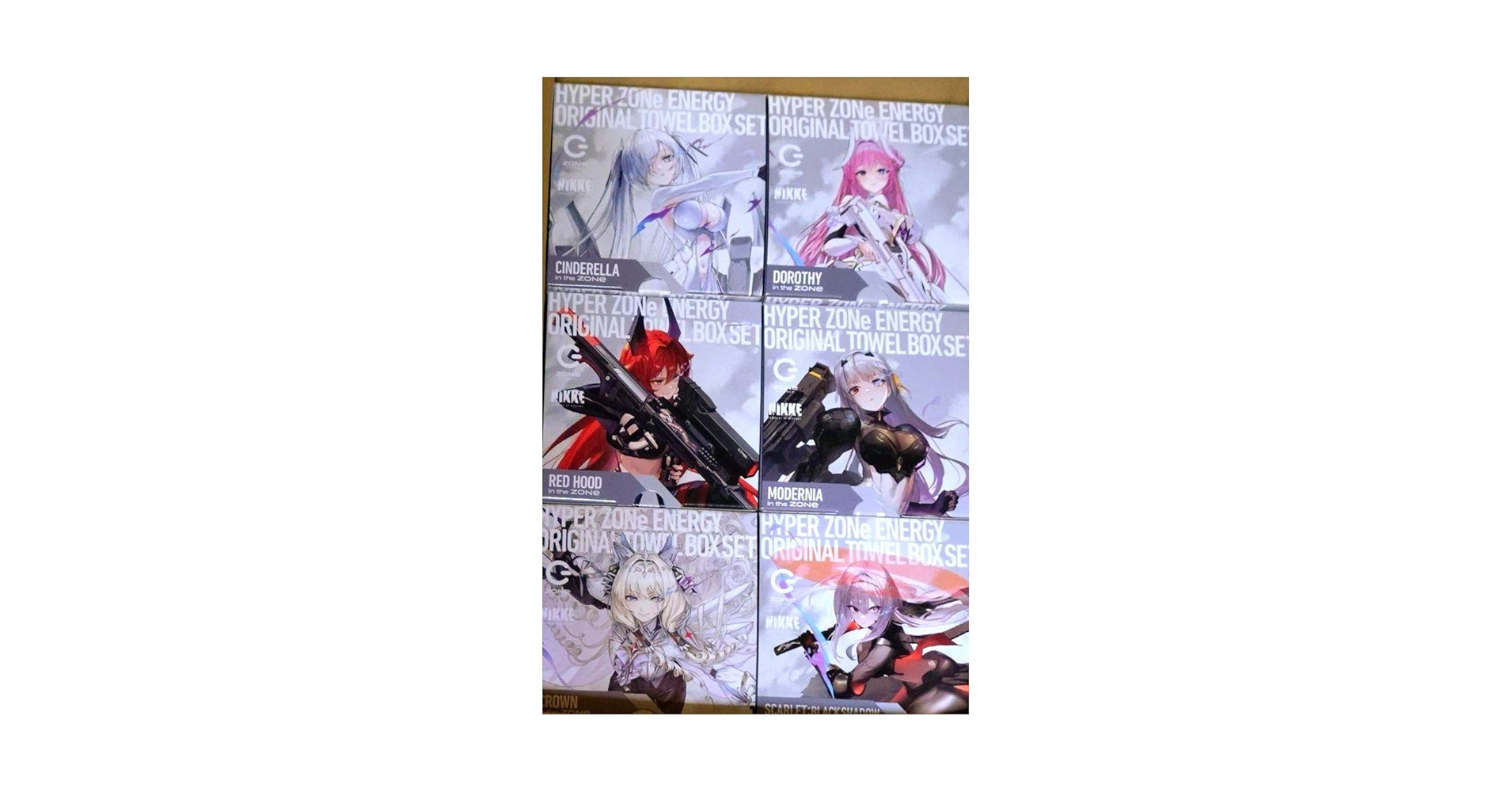 Amazon.co.jp: 勝利の女神NIKKE ZONE タオル フルコンプリートセット