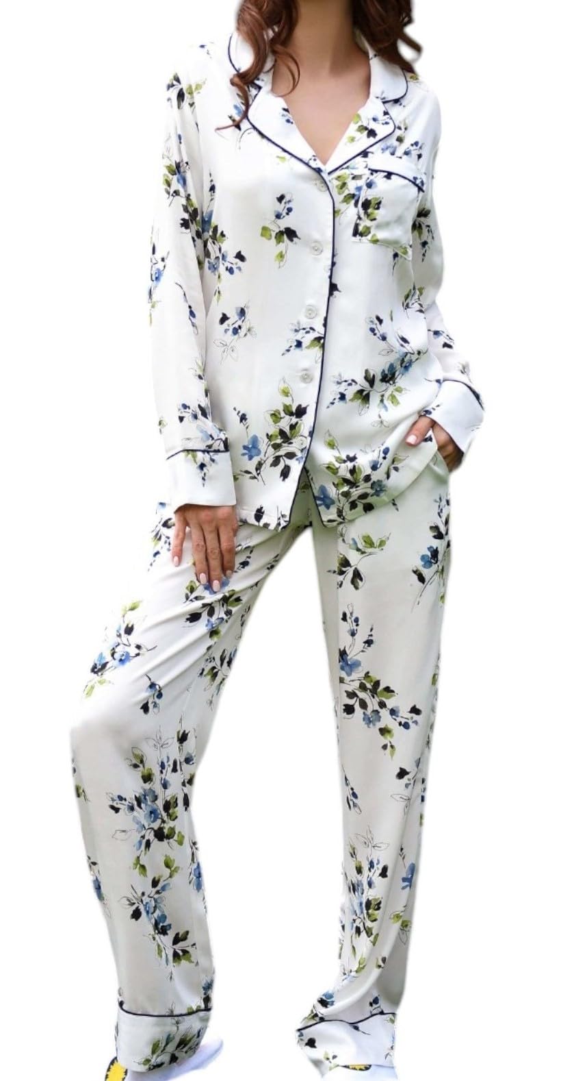 Villa Cotton Women's Italian-Designed Pajama Set - Silky-Soft, 100% Natural Luxe Viscose Rayon