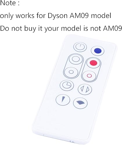 Miniatura 2 de Control remoto adecuado para Dyson AM09 Hot Cool Fan (olny funciona para el modelo Dyson AM09) no incluye batería