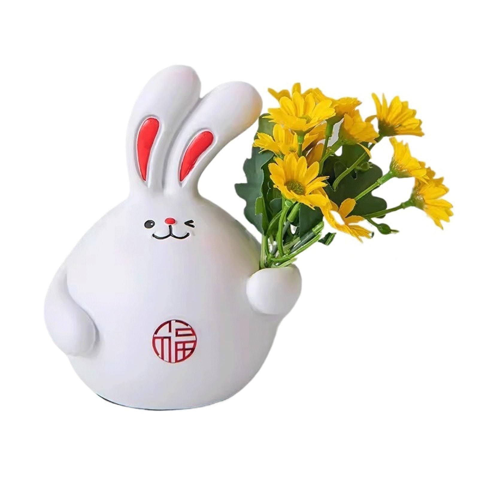 FbqLhe1ahh Entrance Hall Living Room Decoration, Resin Decor(White)
