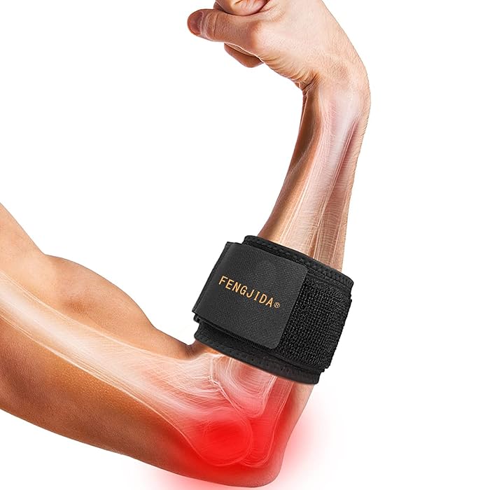 Buy FENGJIDA Tennis Elbow Brace Forearm Strap with Compression Pad, Men