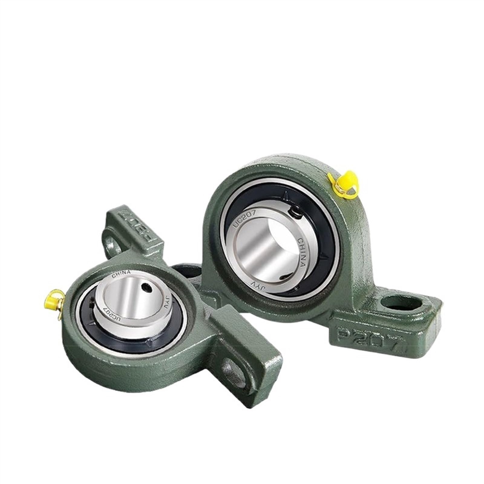 2 x vertikales Kugellager UCP204 P205 P206 P207 P208 P209, Innendurchmesser 12/15/17–90 mm (UCP204 20 mm)
