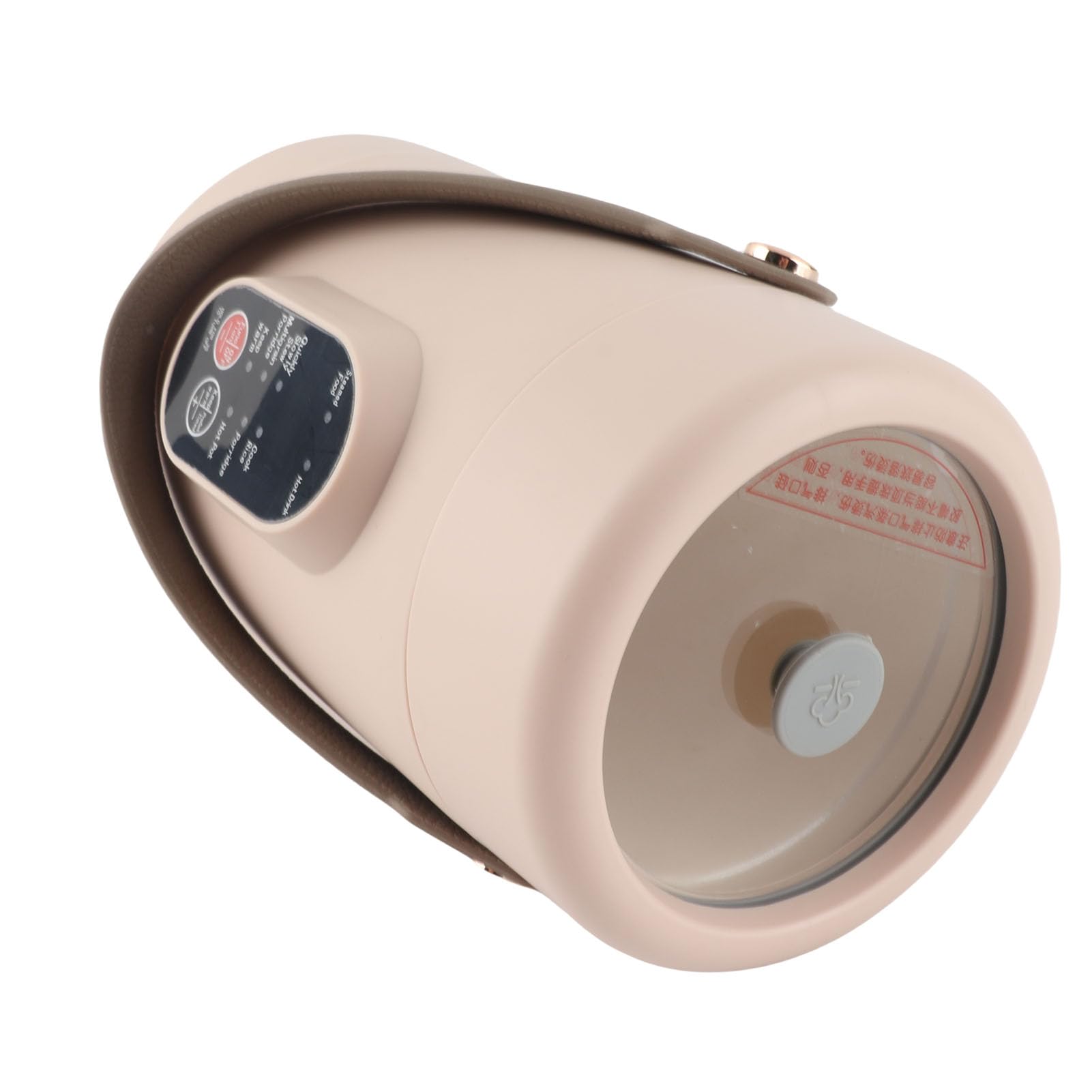 Duokon Mini Pentola Elettrica con Coperchio Visibile, Portatile per Riso, Pasta, Uova, Porridge, 12H Prenotazione, 9H Mantenimento Caldo (Spina europea 220 V)