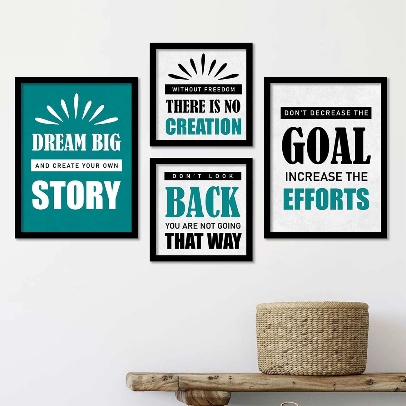 kotart Wood-Inspirational Quotes Wall Frames-Framed Posters For Living Room-Quotes Posters With Frame For Home&Office Wall Decor (11X14 Inch, Framed) (B0BNH91G8L) Amazon Price History, Amazon Price Tracker