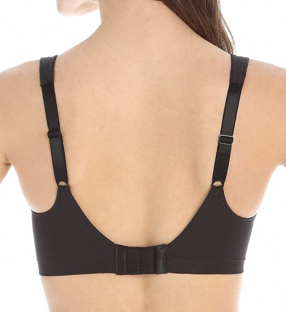 Bali Comfort Revolution Wire-Free Bra 32C, Black Swirl
