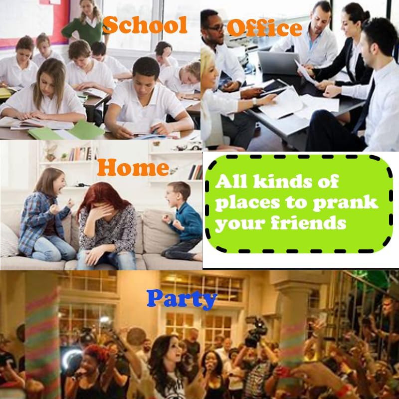 Miniatura 2 de UZCIBU Cricket Noise Maker Broma oculta molesto Beeper dispositivos de broma de oficina, incluye 4 chirridos de grillo realistas que hacen una gran