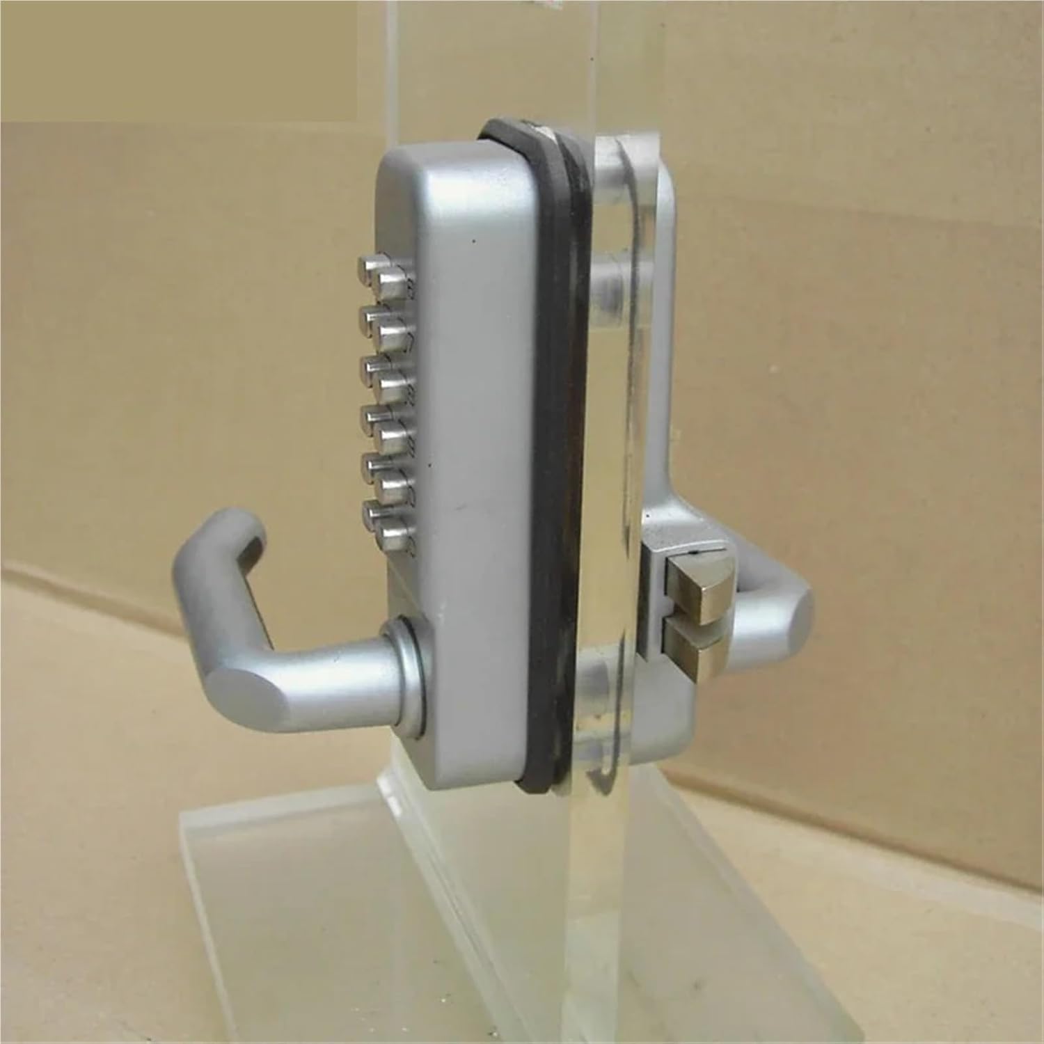 Combination Handle Door Lock for Home Office Glass ZS77 G 1Pcs(C)