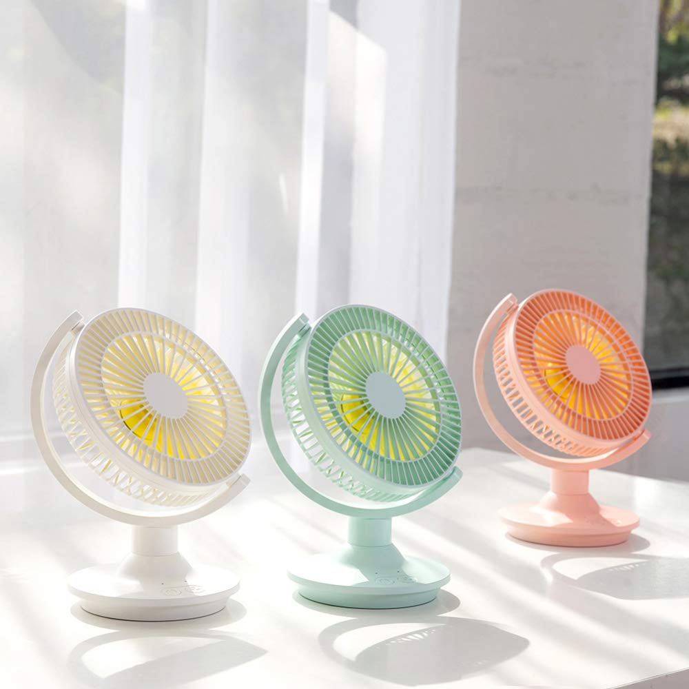 FACAI Ventilatore Portatile Mini Ventilatore USB Ventola Raffreddamento Ventola Pc Ventilatore Stufa Basso Consumo Condizionatore Aria per Piccoli Ambienti,Pink