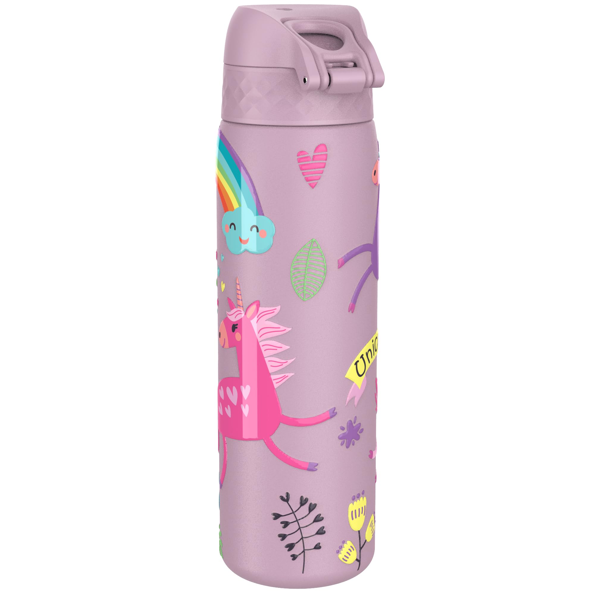 Ion8 Vacuum Insulated Steel Water Bottle, 500 ml/17 oz, Leak Proof, Easy to Open, Secure Lock, Dishwasher Safe - Image 2