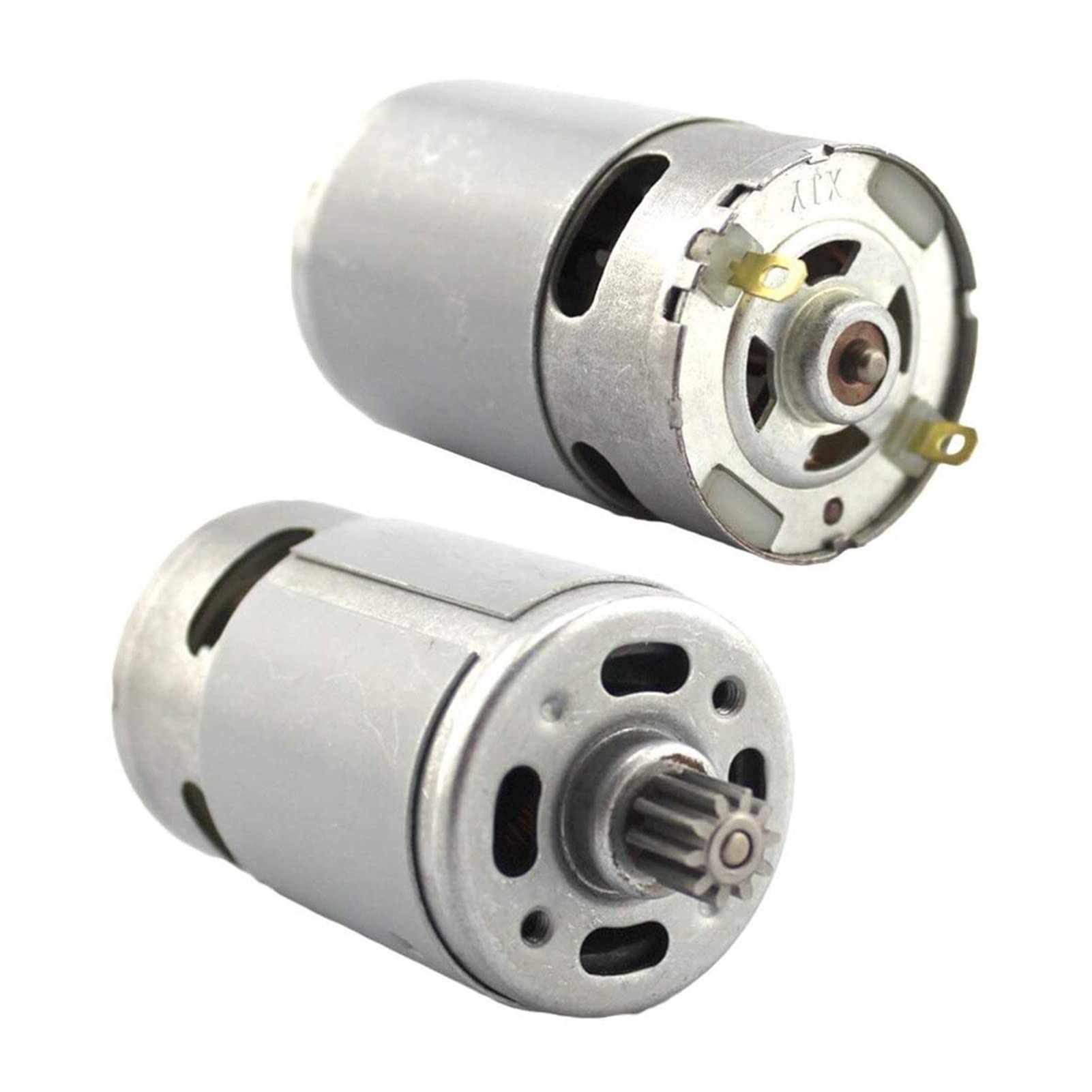 FCARUMIQP DC Motor RS550 9/12Teeth 12V 16.8V 18V 21V 25V Gear 3mmShaft for Cordless Charge Drill Screwdriver : 12teeth 8.8mm
