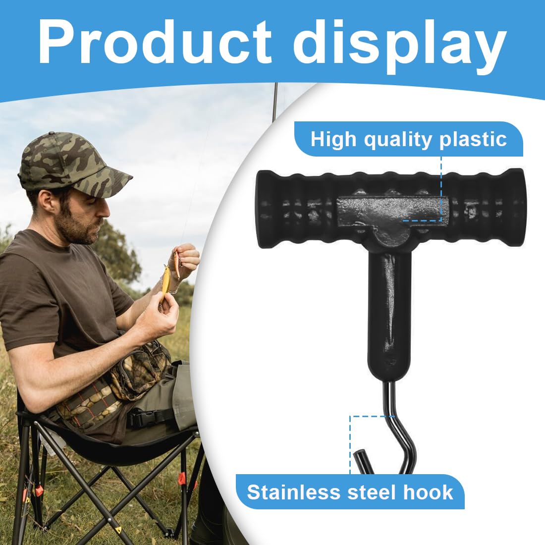 3 piezas Extractor de Nudos de Pesca de Carpa,Probador de Nudos,Tirador de Gancho de Aparejo para Peces de Agua Dulce para Pescar,Ergonomisches Design,HOCHWERTIGE MATERIALIEN