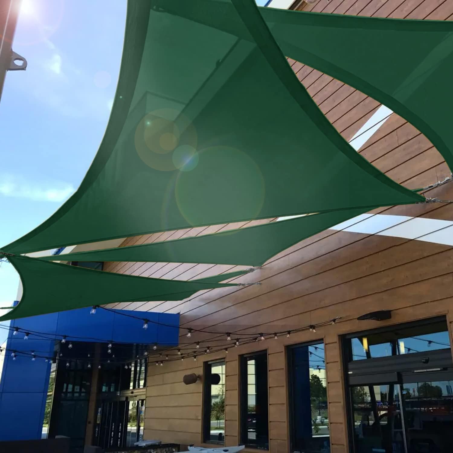 INFRANGE Sun Shade Sail Triangle 18' x 18' x 18' UV Block