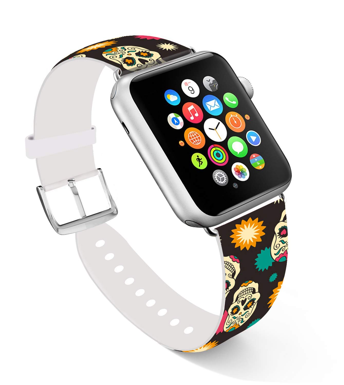 Mobigear Retro Bandje voor de Apple Watch Series 2 (38mm) - Groen 549550-5  - hoesjesdirect.nl
