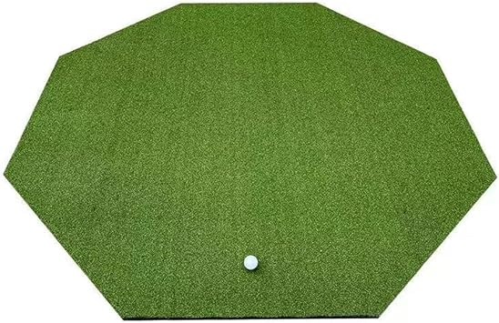 Golf Hitting Mat, Thickened Golf Practice Mat for Indoor Outdoor, Top-Notch Artificial Turf Driving Matt,183 * 183cm*1.5cm
