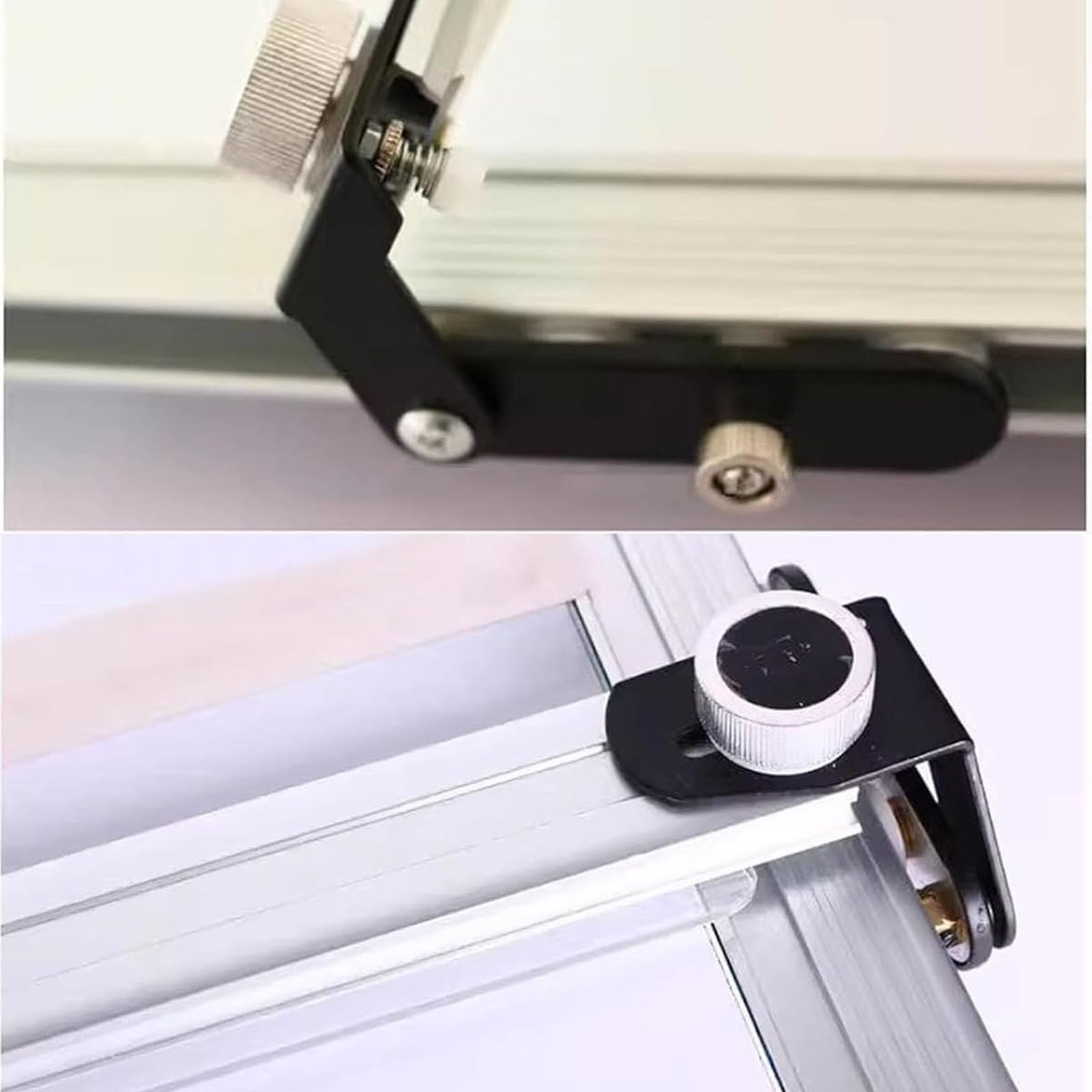 Tablero de dibujo portátil con barra de movimiento paralelo, ángulo de inclinación de 6 niveles, 4 abrazaderas de dibujo de acero inoxidable para dibujo arquitectónico