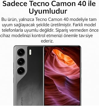 Tecno Camon 40 ile Uyumlu Siyah Silikon Kılıf, Çiziklere ve Darbelere Karşı Koruma, Mermer Tasarım