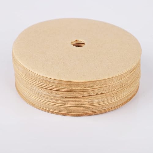 Miniatura 4 de 160 filtros de café redondos, filtros de café circulares de 3.75 pulgadas, filtros de café de disco sin blanquear, filtro de café expreso para