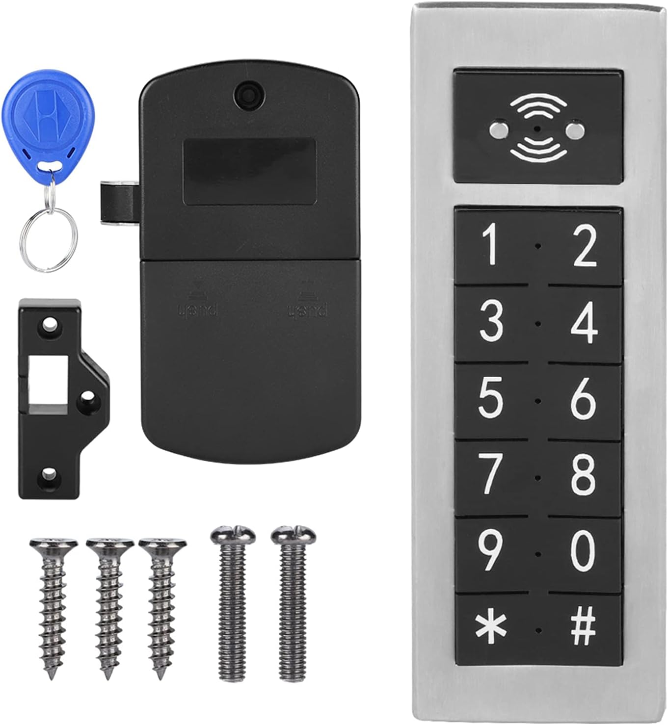 Electronic Digital Password Lock, Stainless Steel Keyless Entry Door