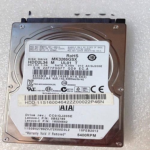 Quasi per 2.5 8MB per interno per del computer portatile per MK3265GSX 5400 RPM hdd 320 GB s-ata 3