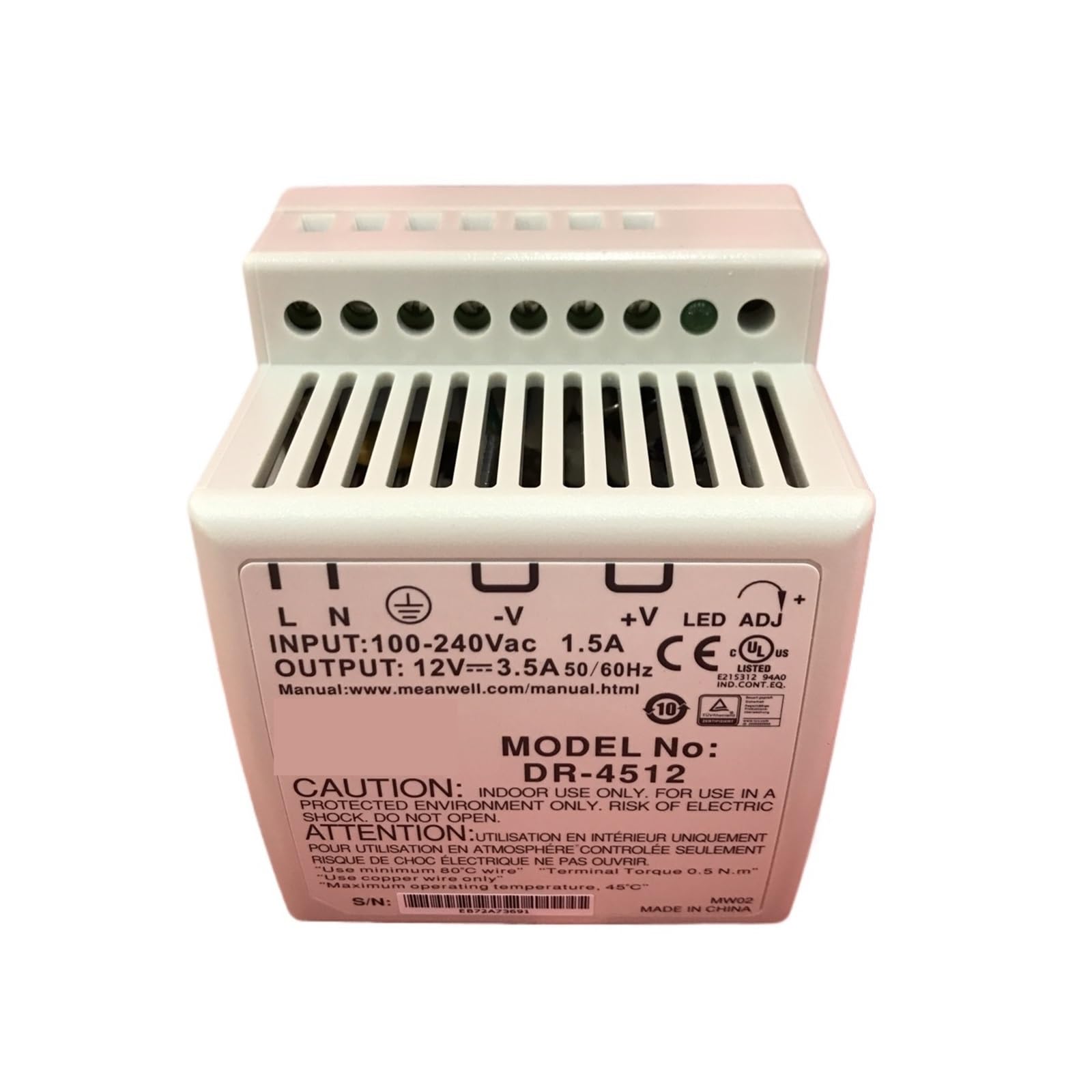 Alimentation à découpage DR-4512 pour réguler vos installations