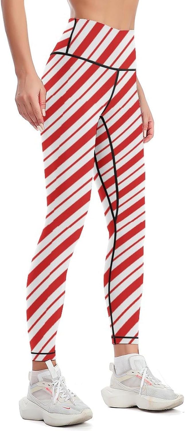 High Waisted Yoga Pants for Women Tummy Control 4 Way Stretch Running Workout Leggings Athletic Yoga Pants - Image 2