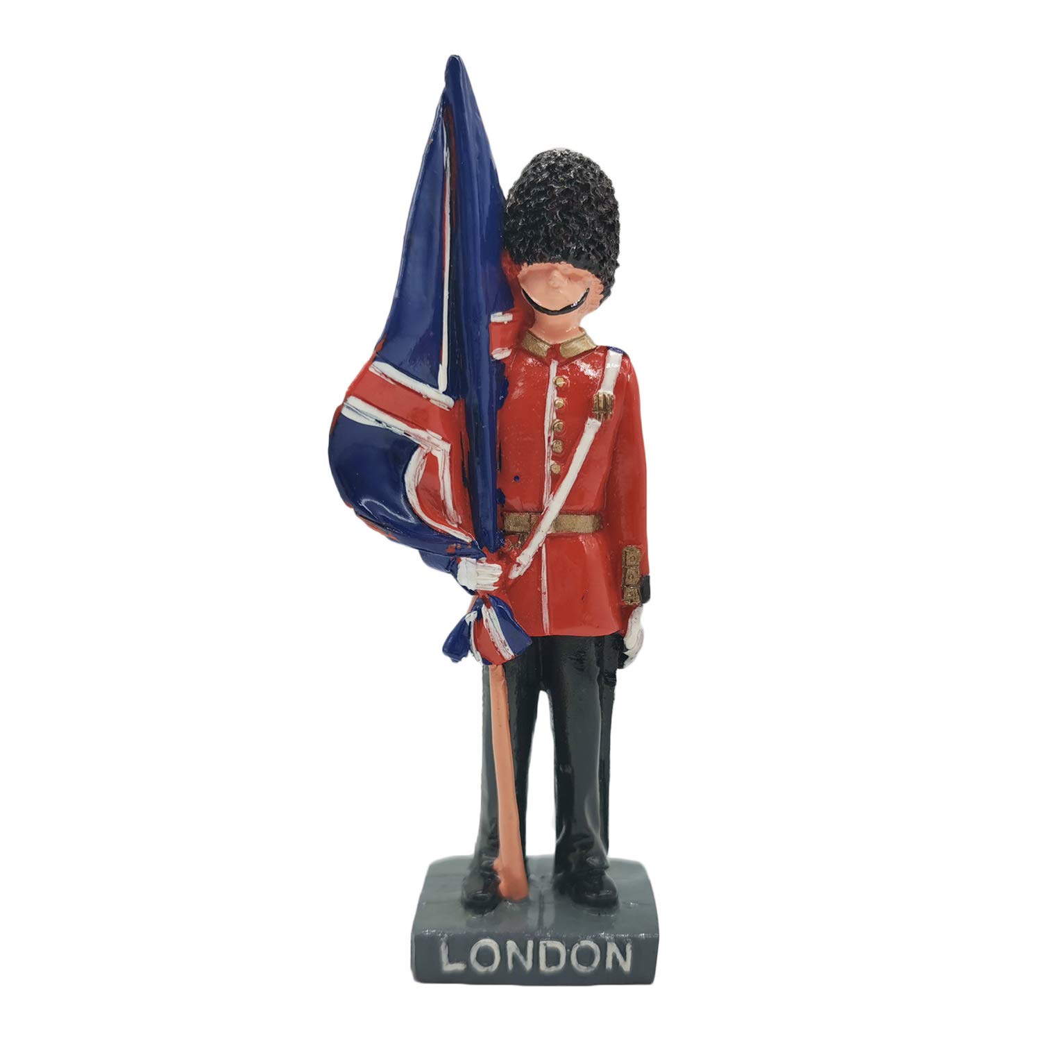 Souvenir Londra – Guardia Reale 3D In Resina – 12 Cm – Decorazione Da Scrivania Fatto A Mano