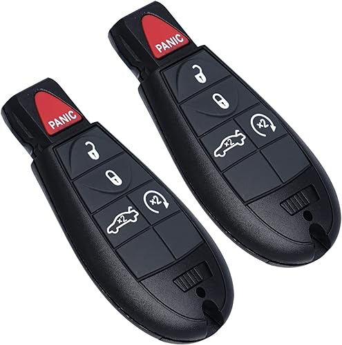 Miniatura 7 de Llavero remoto FOBIK de repuesto para Dodge Challenger 2008 2009 2010 2011 2012 2013 2014 Cargador 2009-2013 Durango 2009-2013 Chrysler 300 IYZ-C01C