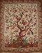 Tree Of Life Tapestry Floral Bird Queen Bedspread 100% Cotton