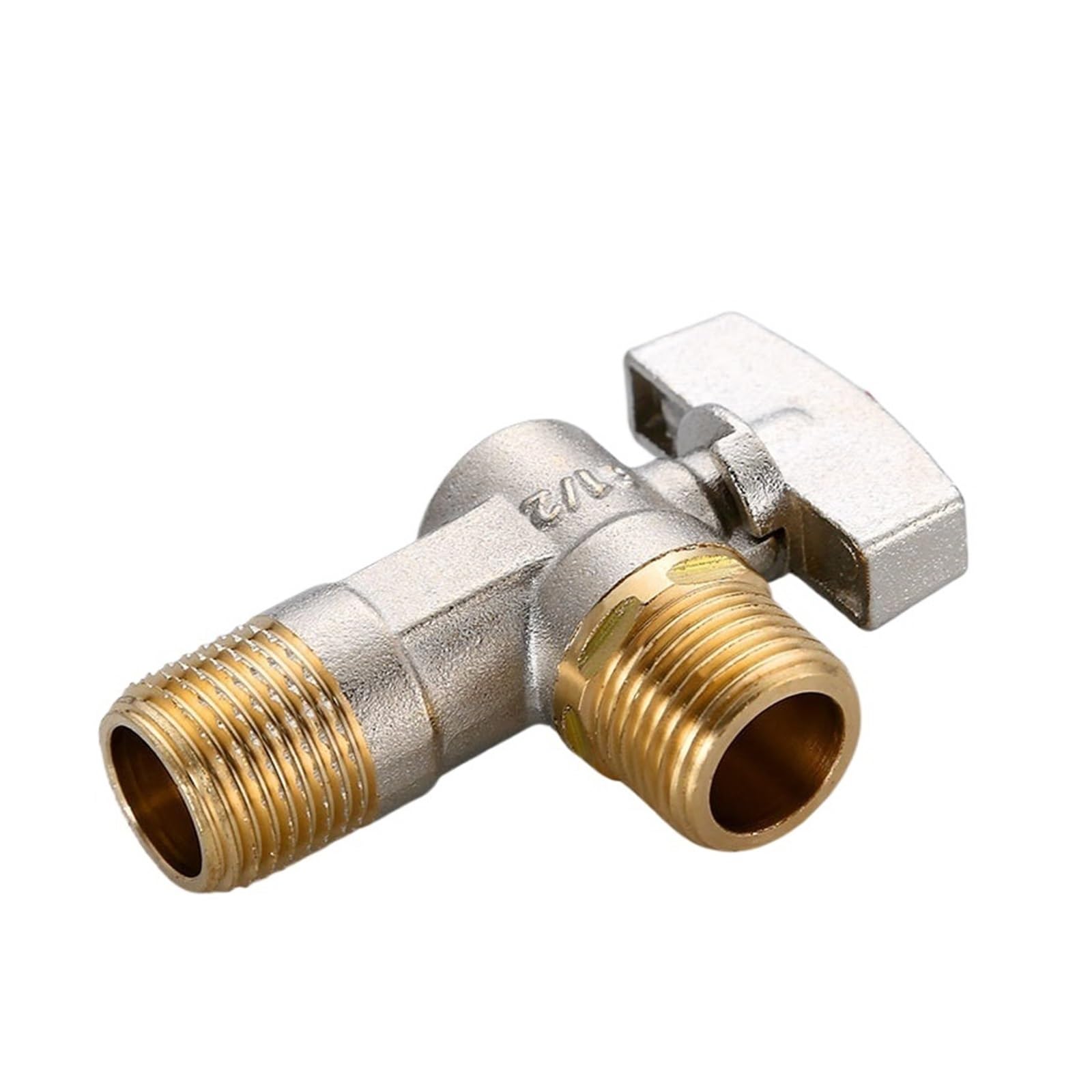 Commutateur de vanne de contrôle de débit d'eau G1/2 vanne d'arrêt d'angle
