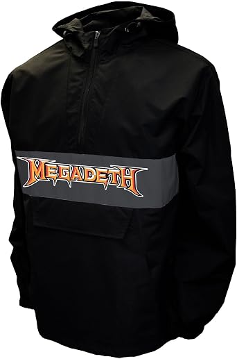 Rockabilia Mens Megadeth Symphony of Destruction Anorak Jacket Black