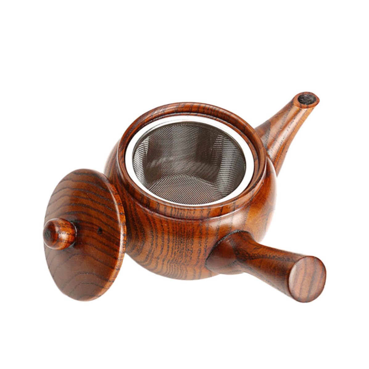 Bouilloire thé bois acacia résistante à la chaleur et ergonomique