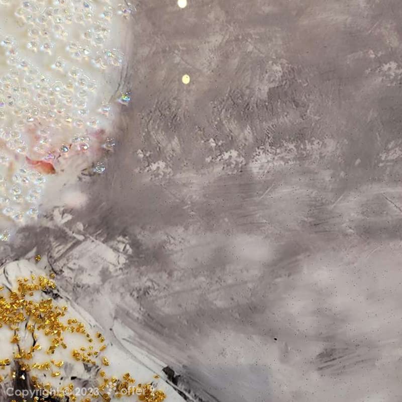 Amazon.co.jp: アートパネル 水晶絵 アートフレーム 壁掛け パネル 桜