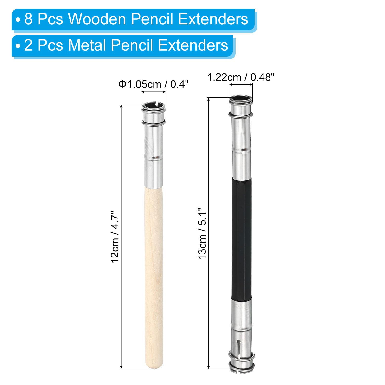 PATIKIL Pencil Extenders Set - Image 2