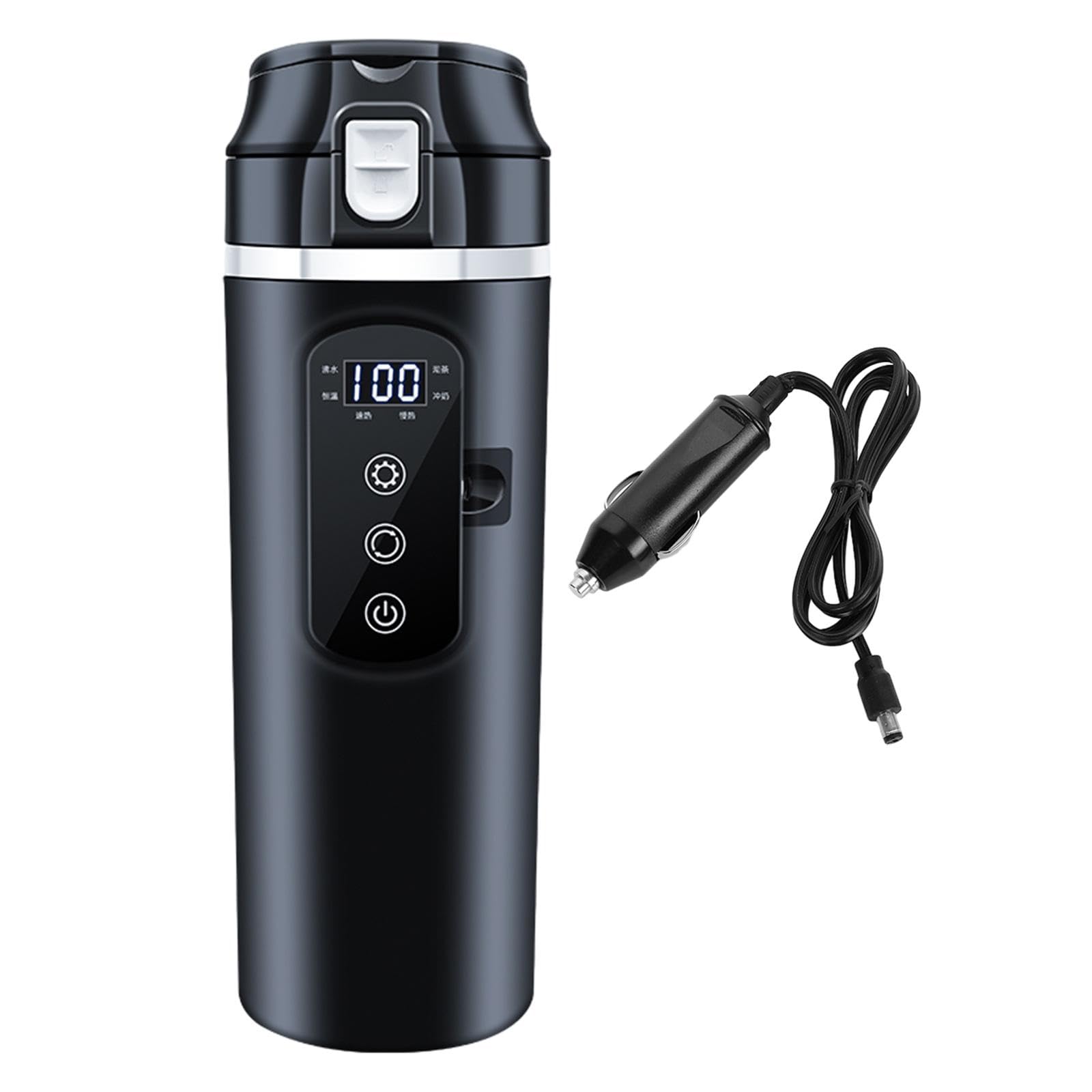 Amazon | DeeRace 車用電気ポット 車用電気ケトル DC 12V/24V 車用 