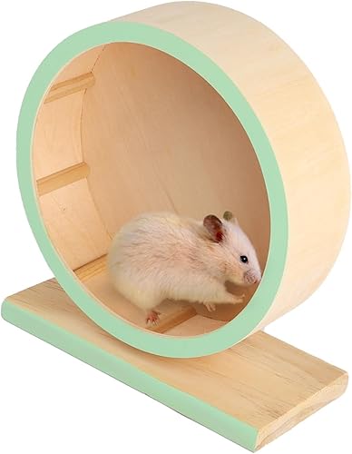 PAWISE Silent Hamster Rueda de Ejercicio de Madera Rueda de Ejercicio de 8 pulgadas Jaula de disponible en Yaxa Venezuela