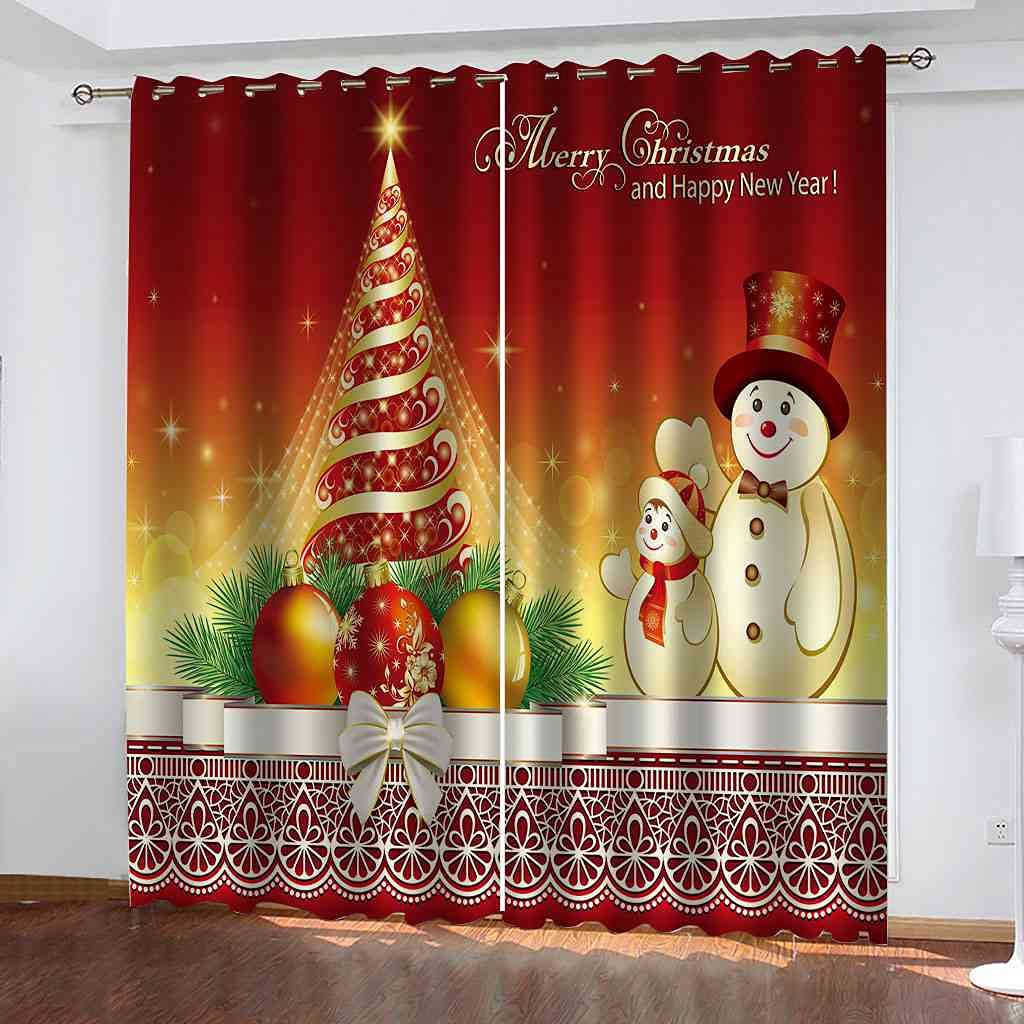 Rideaux occultants 3D de dessin animé GXLOGAA thermal et anti-bruit pour salon 200x214cm