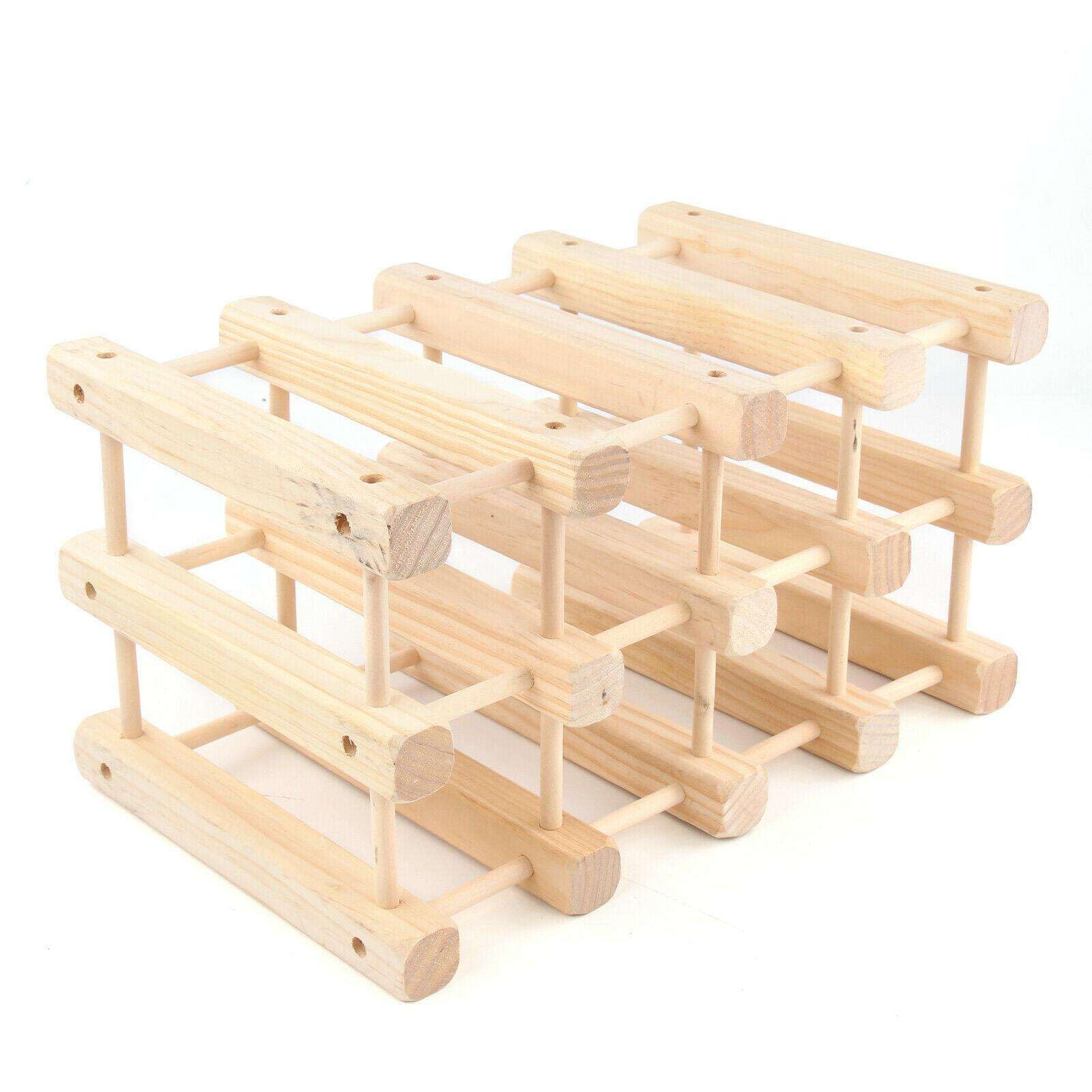 Attorner Wine Rack Table Wine Racks Countertop Wooden 20 Bottle Holder Shelf Cet Wine rack Wine racks Wine cet Wine storage Wine rack cet Liquor rack