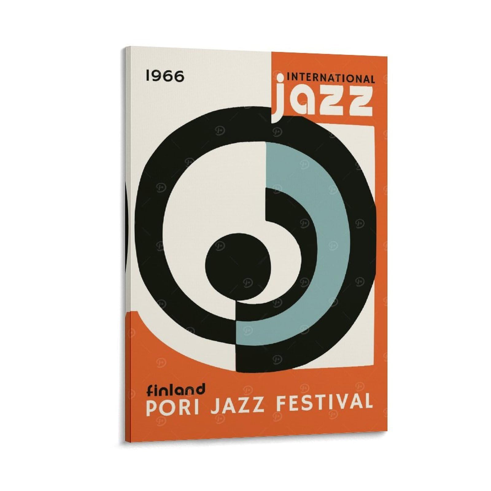 sinyumoney Pori Jazz Music Festival Poster Su Tela, Stampe Artistiche Da Parete, Opere D'arte Moderne Per Soggiorno, Camera Da Letto, Ufficio, Decorazioni Murali 16x24inch(40x60cm)